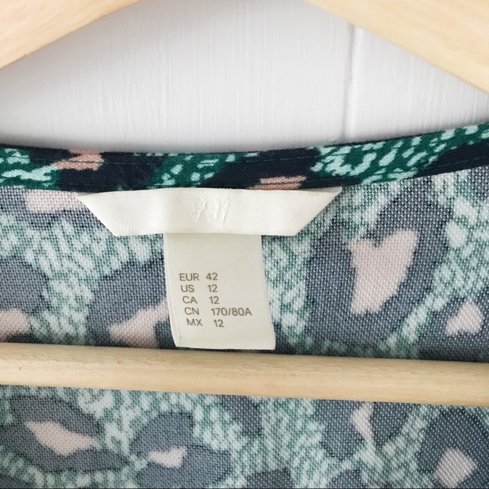 H&M - Green/Pink Leopard Print Jumpsuit - image 6